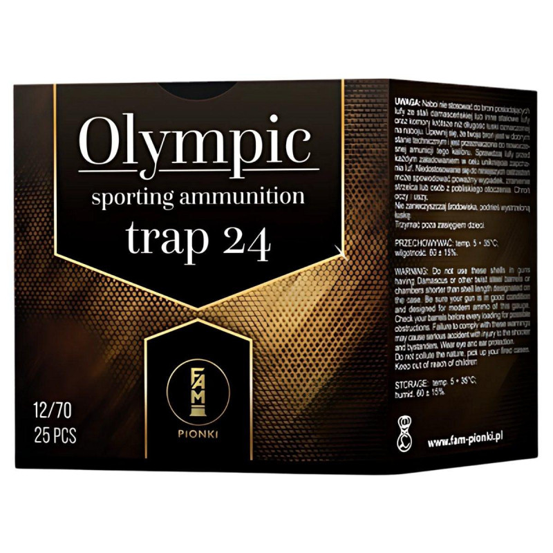 Amunicja śrutowa 12/70 FAM TRAP 24g