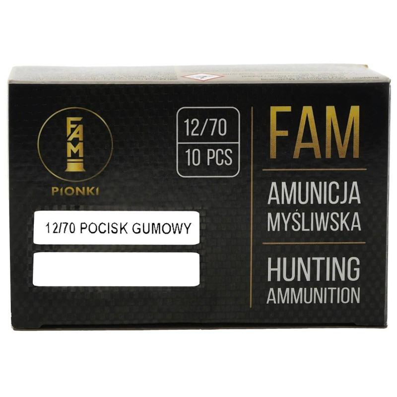 Amunicja 12/70 FAM Pocisk gumowy