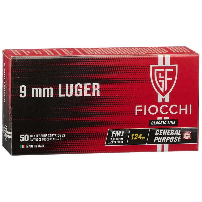 Fiocchi 9x19 124gr FMJ