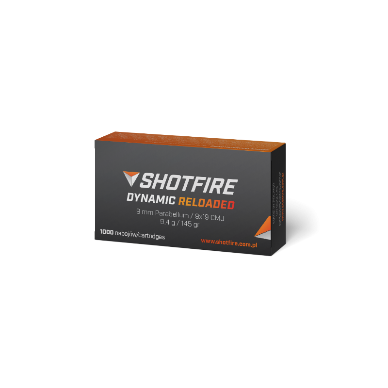 Amunicja SHOTFIRE DYNAMIC RELOADED 9,4g 9x19