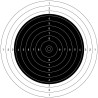 Tarcza sportowa - karabin 50m